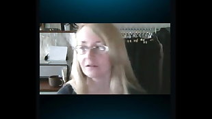 Russian Lady taunting and displaying funbags on skype