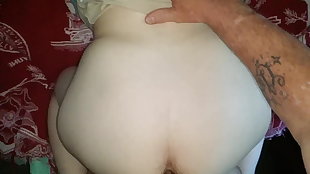 Delicate mature milky booty screwed doggystyle.